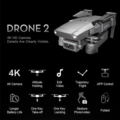 E68 Drone HD wide angle 4K - Cheapnotic